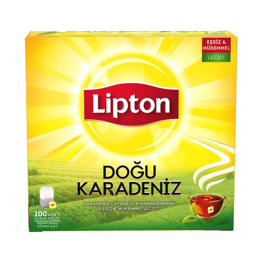 Lipton Doğu Karadeniz Bardak Poşet Çay 100'lü 200 G - 1