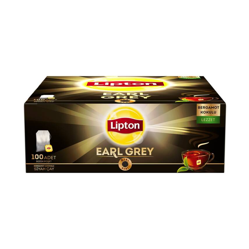 Lipton Earl Grey Bardak Poşet Çay 100'lü 200 G - 1
