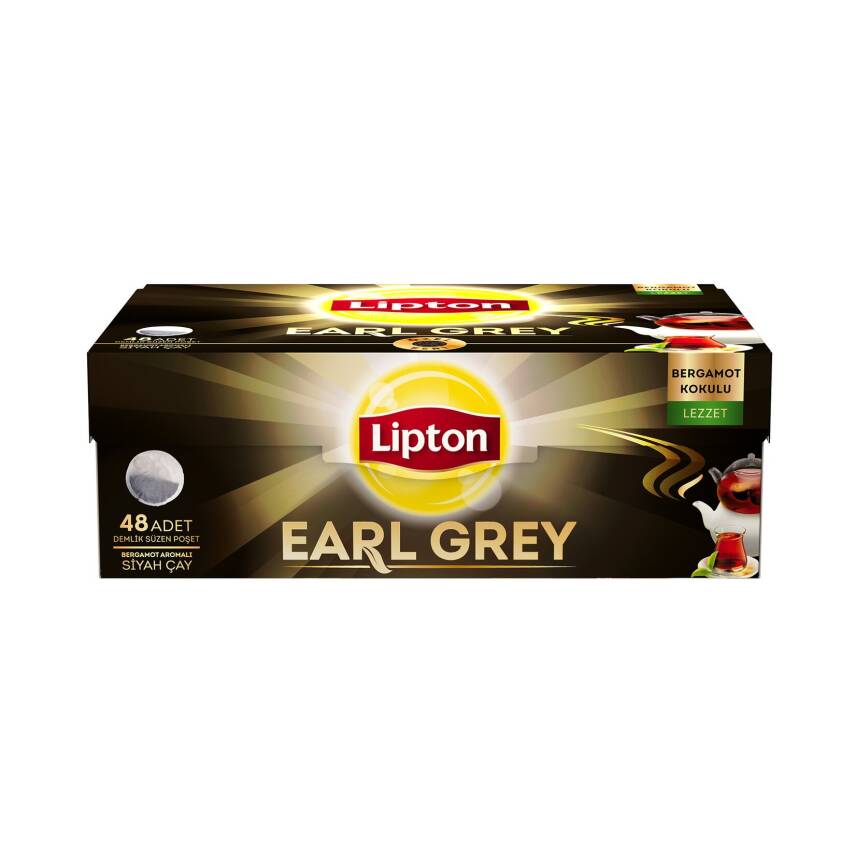 Lipton Earl Grey Demlik Poşet Çay 48'li 153 G - 1
