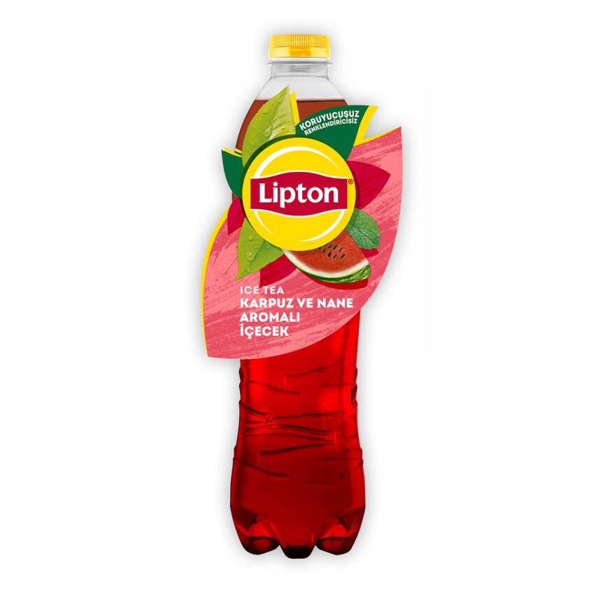 Lipton Ice Tea Karpuz ve Nane Aromalı Soğuk Çay Pet 1,5 L - 1