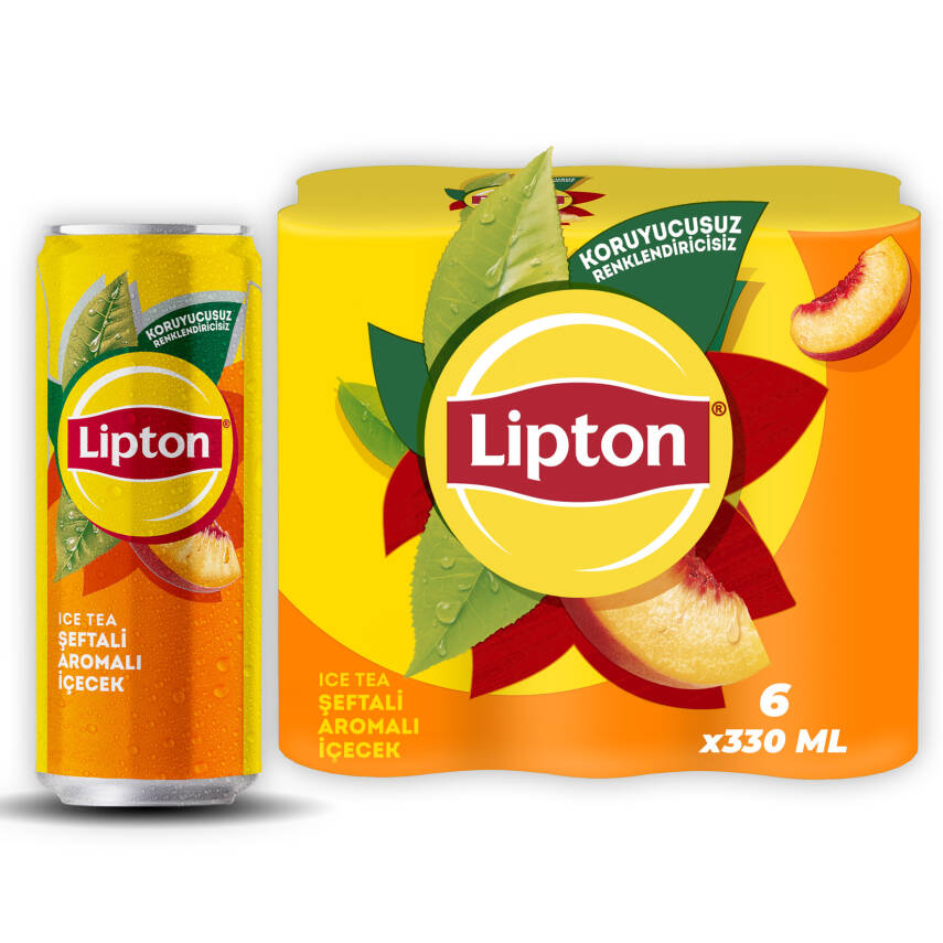 Lipton Ice Tea Şeftali Kutu 6 x 330 Ml - 1