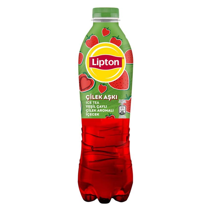 Lipton Ice Tea Yeşil Çaylı Çilek Aromalı İçecek 1 L - 1