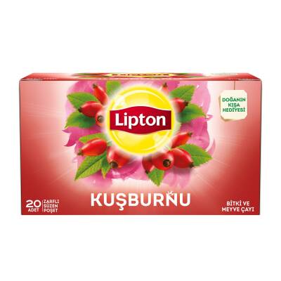 Lipton Kuşburnu Bardak Poşet Çay 20'li 50 G - Lipton