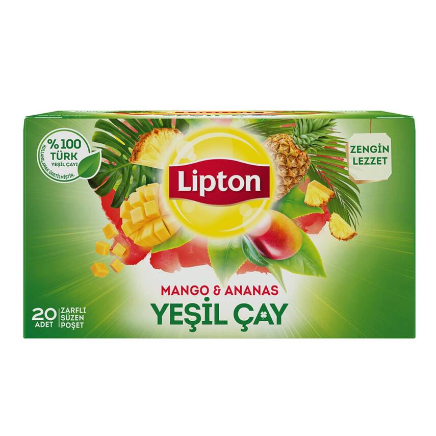 Lipton Mango Ananas Yeşil Çay 20'li 30 G - 1