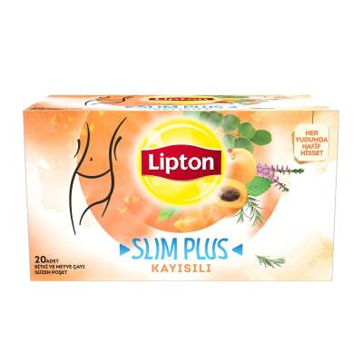 Lipton Slim Plus Kayısılı 20'li 36 G - Lipton