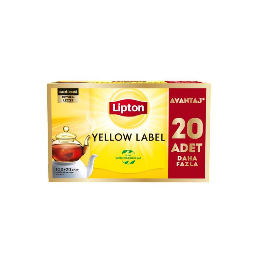 Lipton Yellow Label 120'li Demlik Poşet Çay 384 G - 1