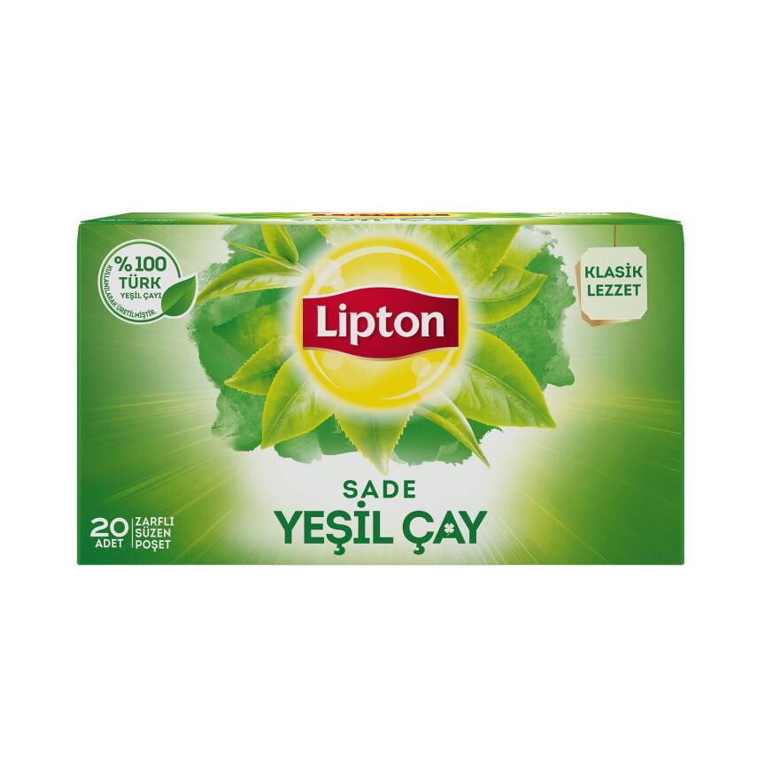 Lipton Yeşil Çay Bardak Poşet 20'li 30 G - 1