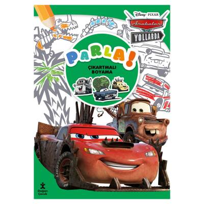 Lisanslı Parla Çıkartmalı Boyama Kitabı - Kitap