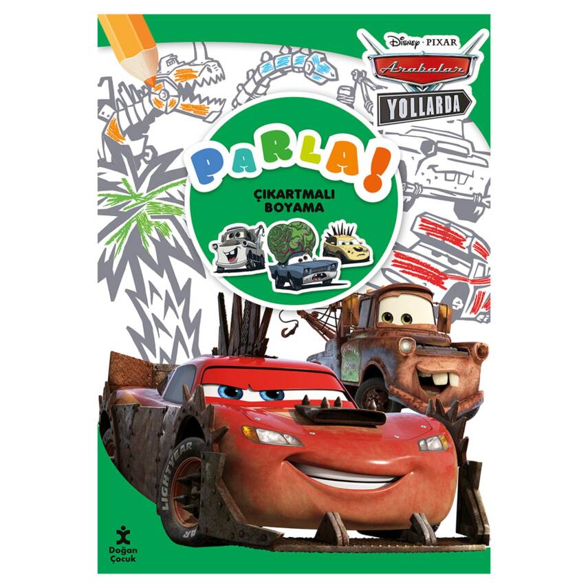 Lisanslı Parla Çıkartmalı Boyama Kitabı - 1