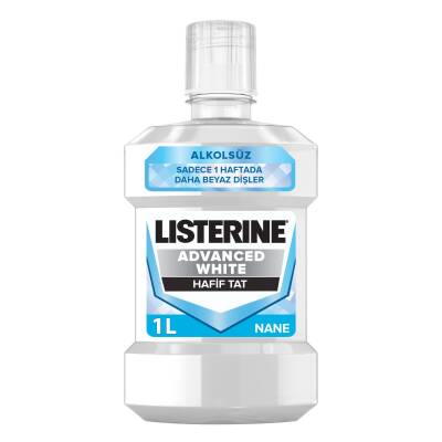 Lısterıne Advanced Whıte Mıld Ağız Bakım Suyu 1L - Listerine