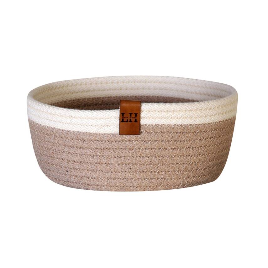 Lisya Home Natural Hasır Sepet Büyük 10x20 Cm - 1