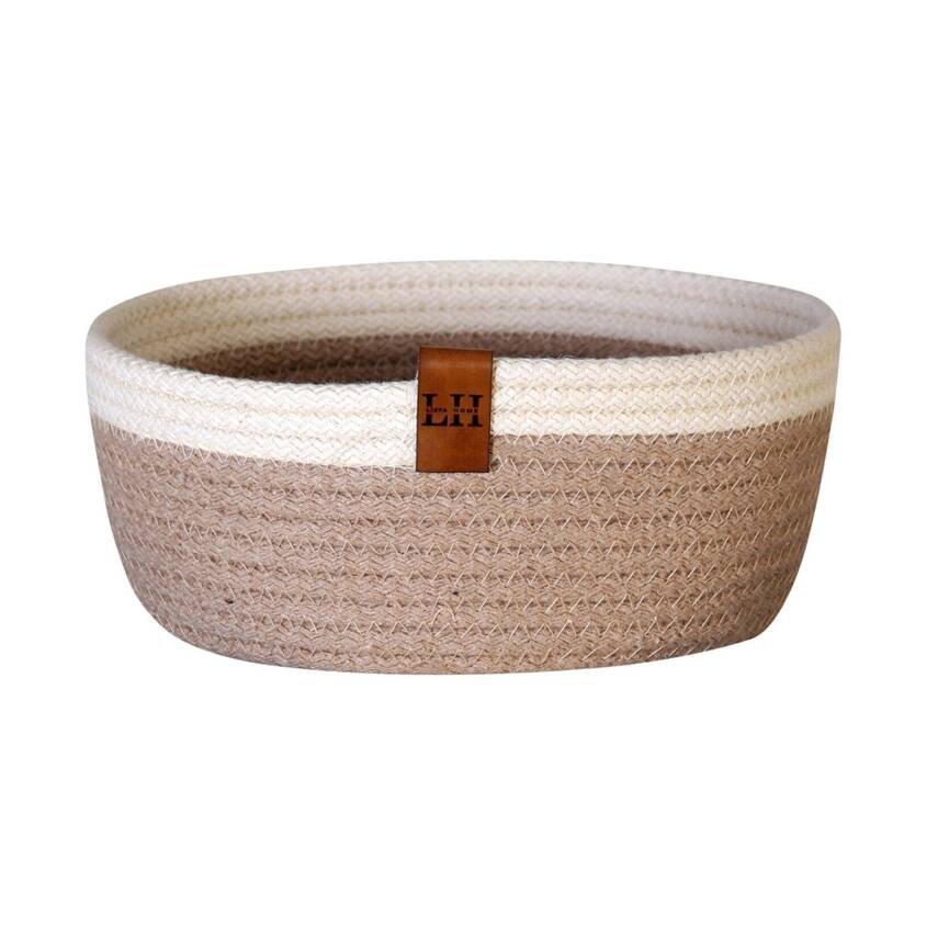 Lisya Home Natural Hasır Sepet Orta 9x18 Cm - 1