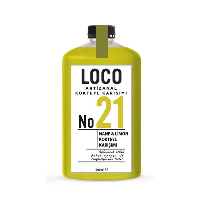 Loco No:21 Nane & Limon Kokteyl Karışımı 900 Ml - 1