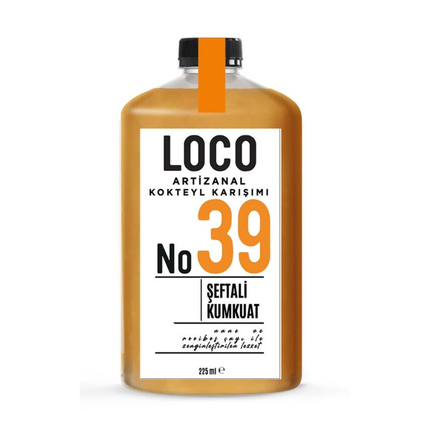 Loco No:39 Şeftali Kumkuat 225 Ml - 1
