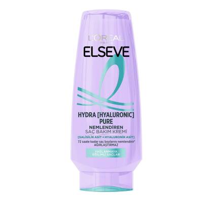 L'Oréal Paris Elseve Hydra [Hyaluronic] Pure Salisilik Asit içeren Yağlanma Karşıtı Nemlendirici Saç Kremi 250 Ml - Elseve