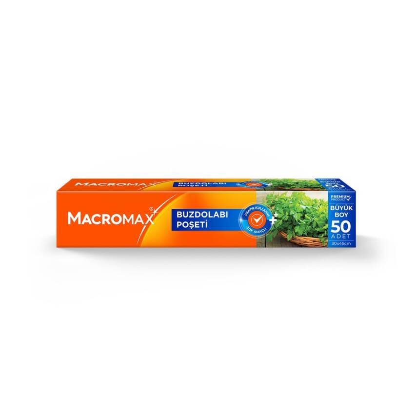 Macromax Buzdolabı Poşeti Büyük Boy 50'li - 1