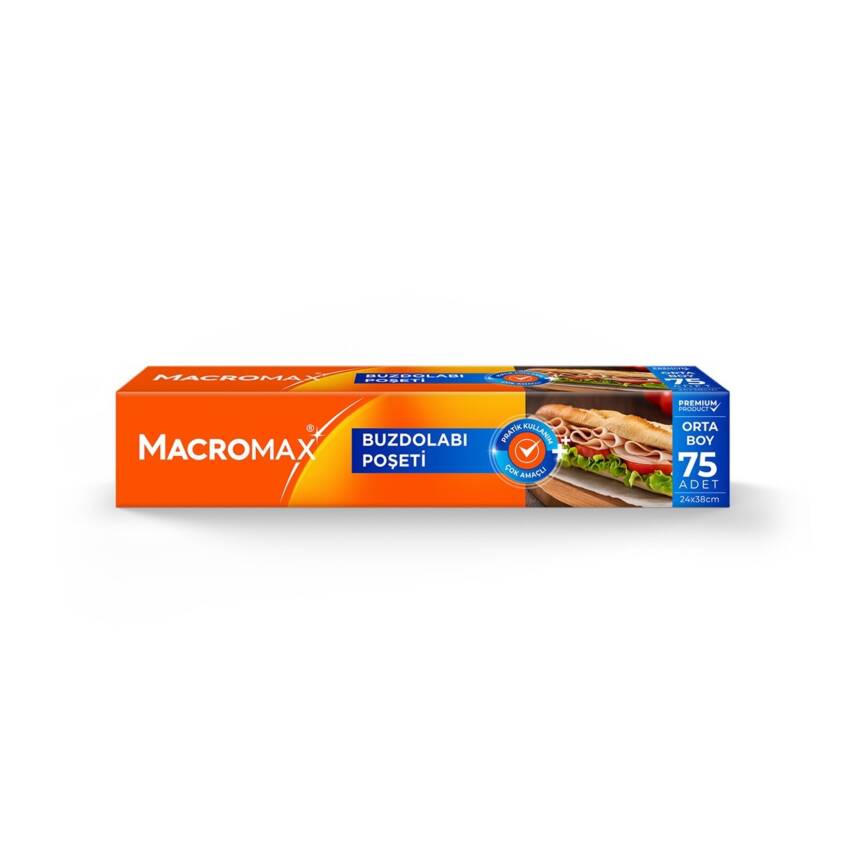 Macromax Buzdolabı Poşeti Orta Boy 75'li - 1