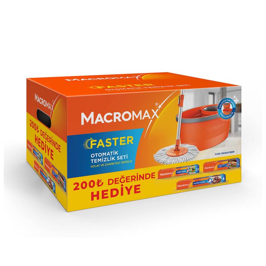 Macromax Faster Temizlik Seti - Mutfak Malzemesi Hediye - 1