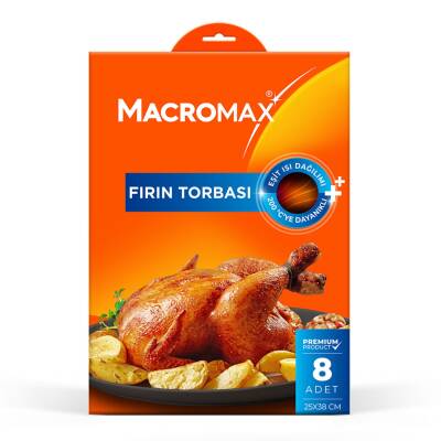 Macromax Fırın Torbası 8 Adet - Macromax
