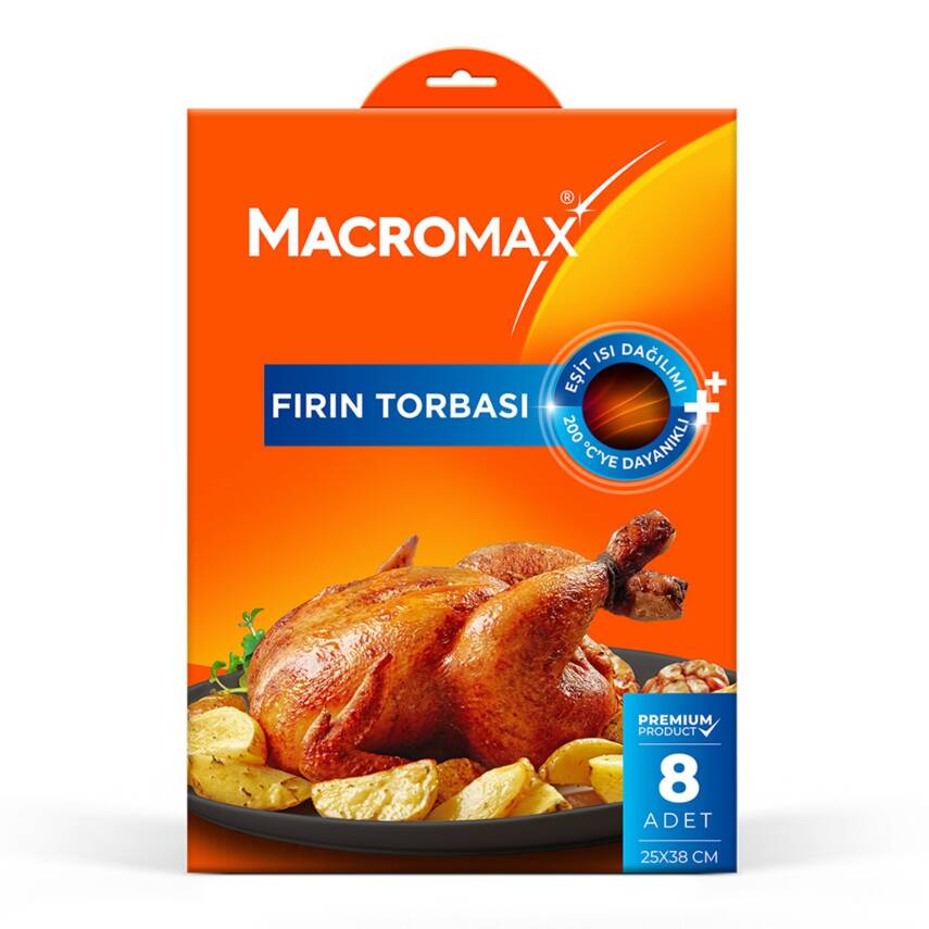 Macromax Fırın Torbası 8 Adet - 1