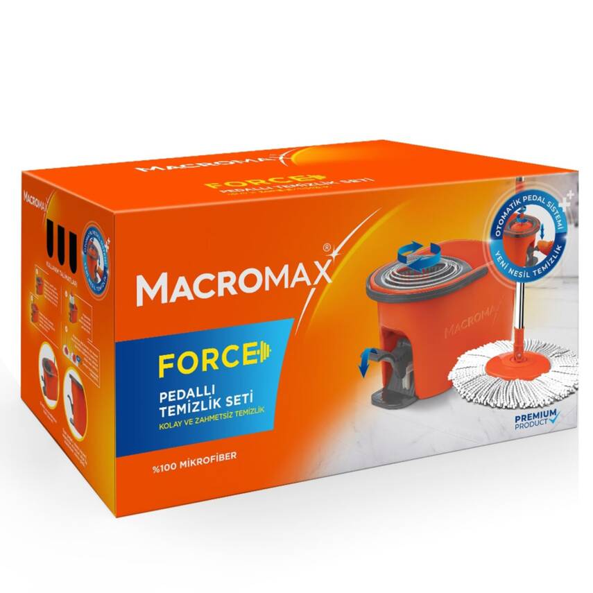 Macromax Force Pedallı Otomatik Temizlik Seti - 1