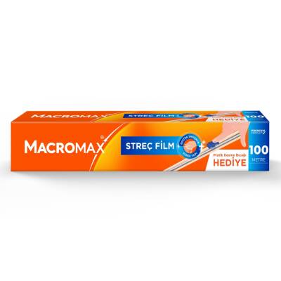Macromax Streç Film 100 M Kesme Bıçağı Hediyeli - Macromax