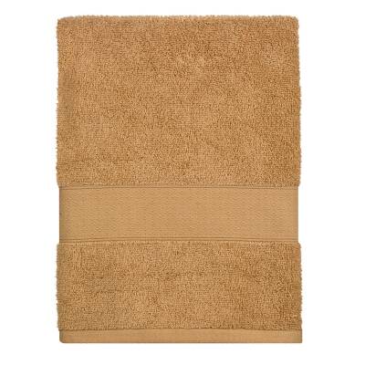 Maisonette Lotus Havlu Açık Kahve 70 x 140 Cm - Maisonette