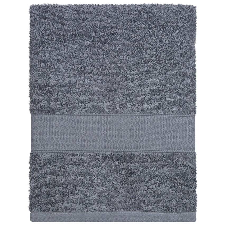 Maisonette Lotus Havlu Koyu Gri 70 x 140 Cm - 1