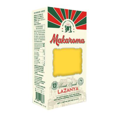 Makaroma Lazanya 500 G - Makaroma