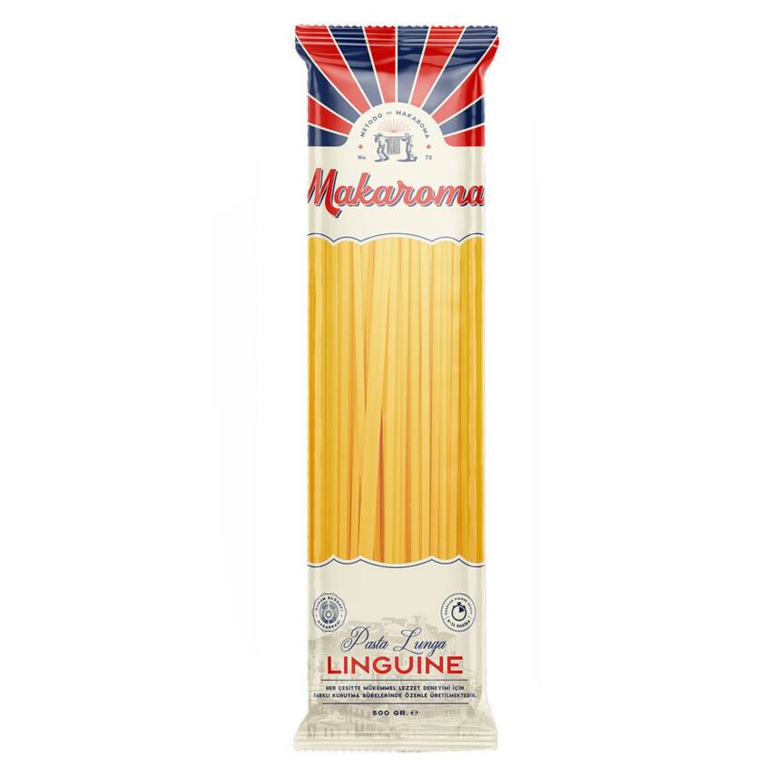Makaroma Linguine (Yassı Spagetti) Makarna 500 G - 1
