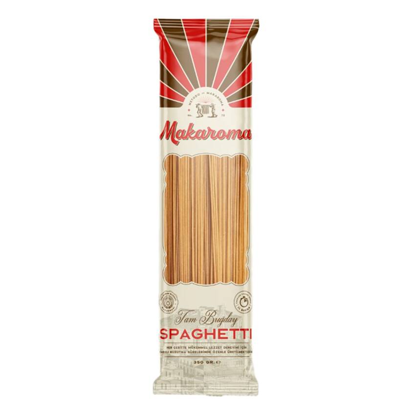 Makaroma Tam Buğday Spaghetti Makarna 350G - 1