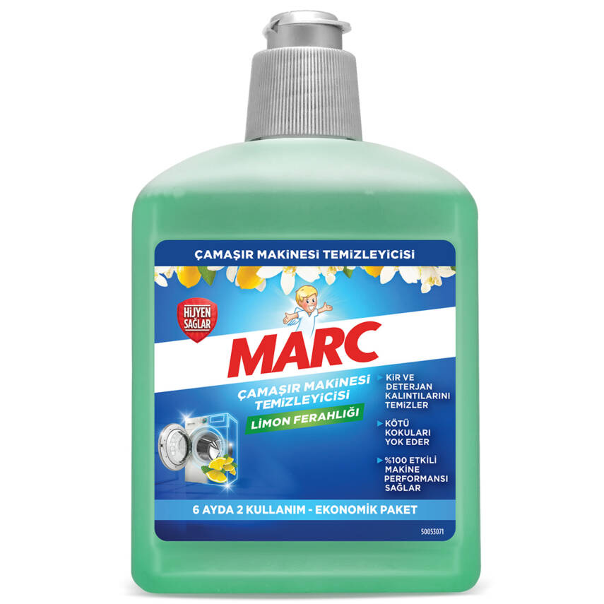 Marc Çamaşır Makinesi Temizleyici Limon 2x250 ml - 1