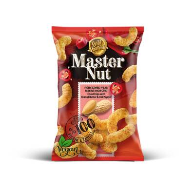 Master Nut Fıstık Ezmeli Acı Biber Mısır Cipsi 165 G - Master Nut