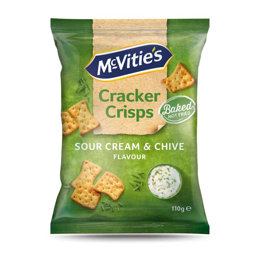 McVitie's Cracker Crisps Sour Cream & Chive 110 G - 1