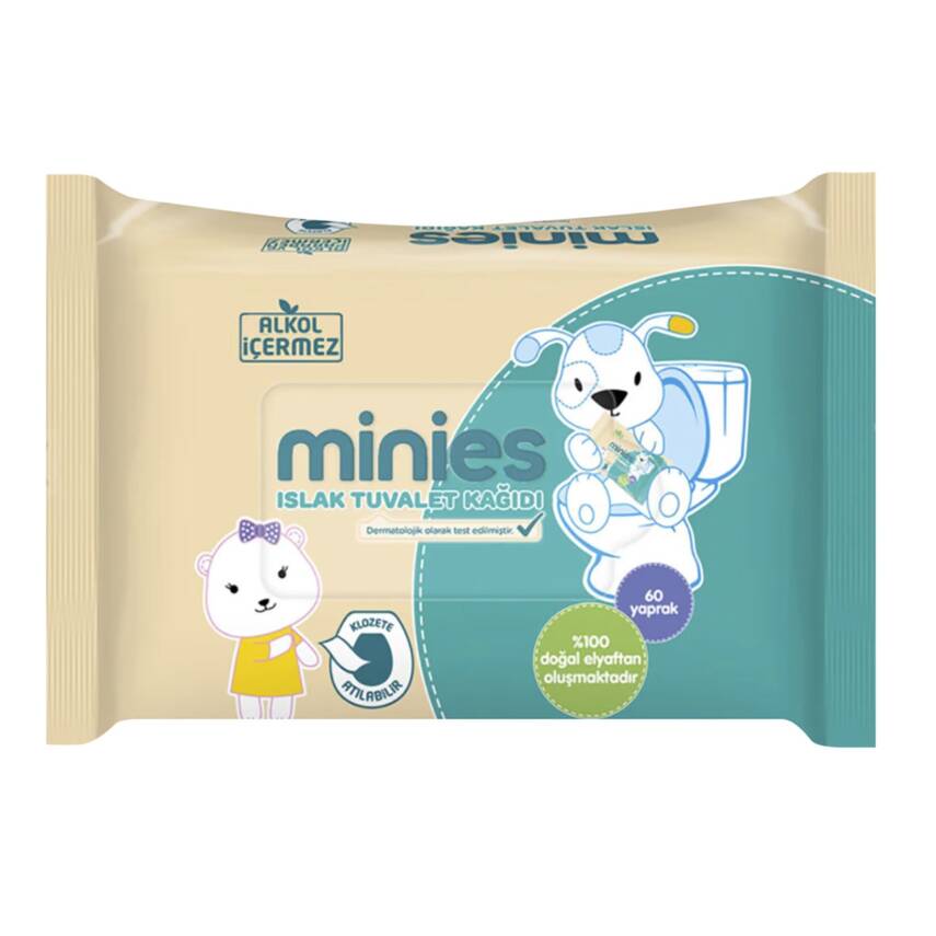 Minies Islak Tuvalet Kağıdı 60'lı - 1