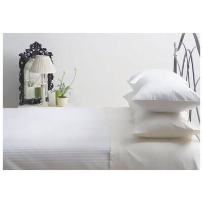 Modalita Çizgili Saten Çarşaf Seti 100 x 200 + 30 Cm - Modalita