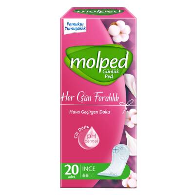 Molped Her Gün Ferahlık Günlük Ped 20'li - Molped