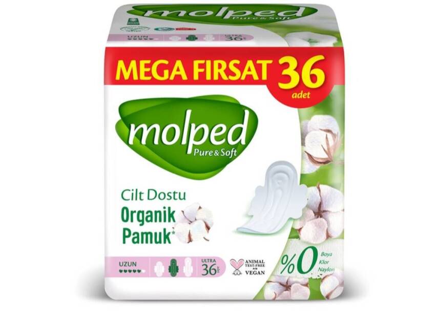 Molped P&s Uzun Mega Hijyenik Ped 36'lı - 1