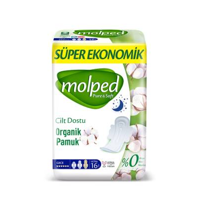 Molped Pure&Soft Gece Süper Ekonomik 16'lı - Molped