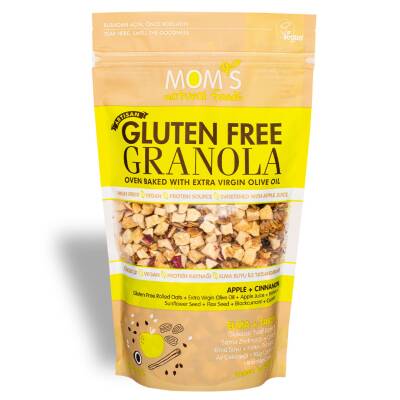 Mom's Glutensiz Elmalı Tarçınlı Granola 300 G - Mom's