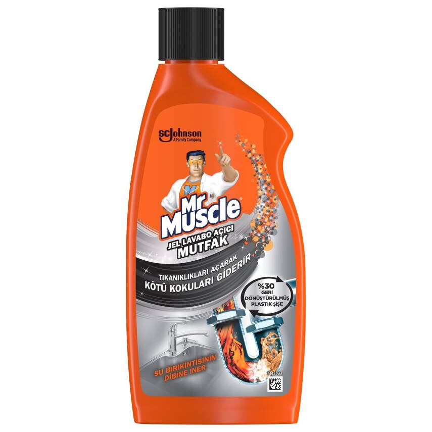 Mr. Muscle Jel Lavabo Açıcı Mutfak 500 Ml - 1