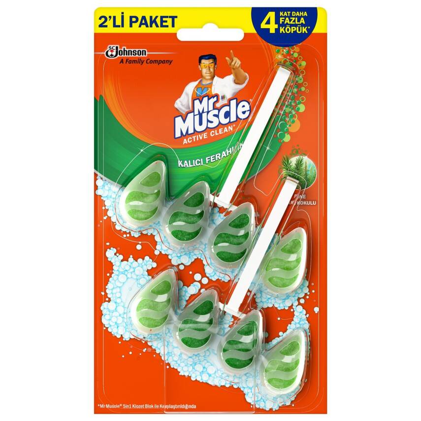 Mr. Muscle Klozet Blok Çam 2'li 77.2 G - 1