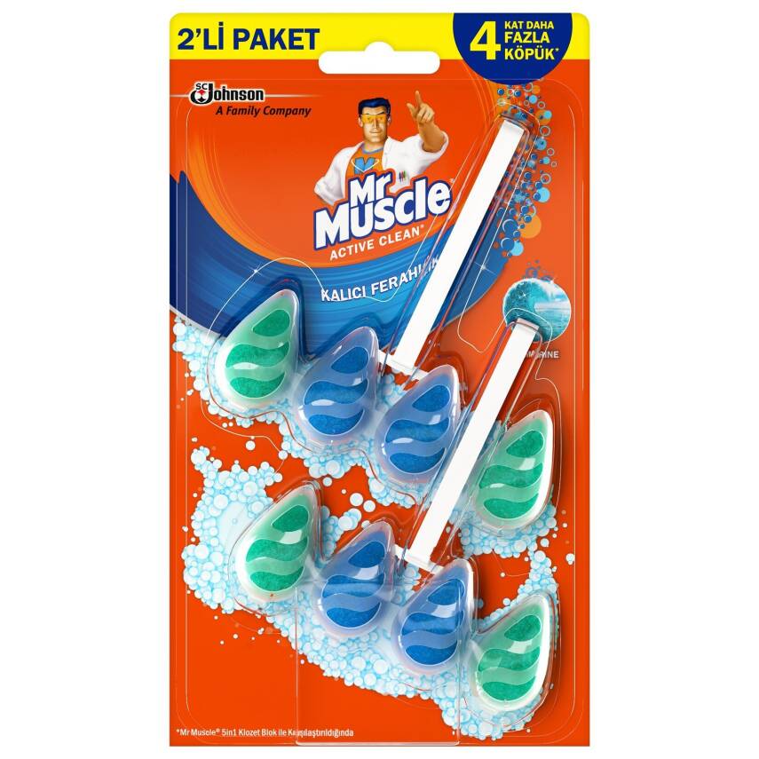 Mr. Muscle KLOZET BLOK MARİNE 2'Lİ 77.2 G - 1
