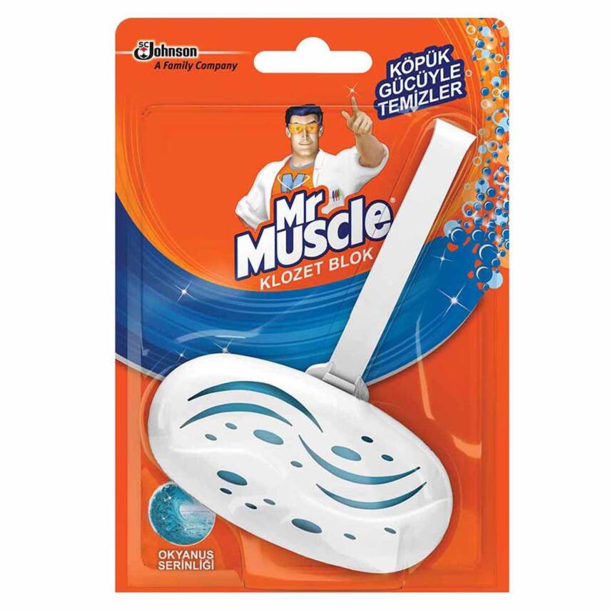 Mr. Muscle Klozet Blok Okyanus Serinliği 40 Gr - 1