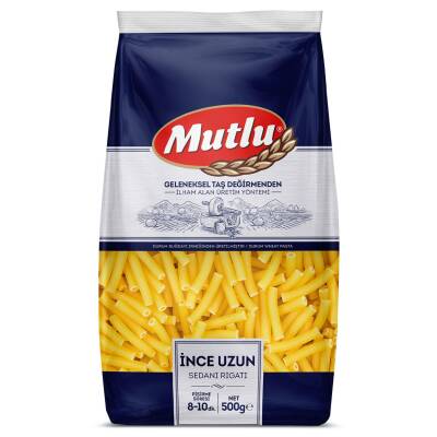 Mutlu İnce Uzun Makarna 500 G - Mutlu