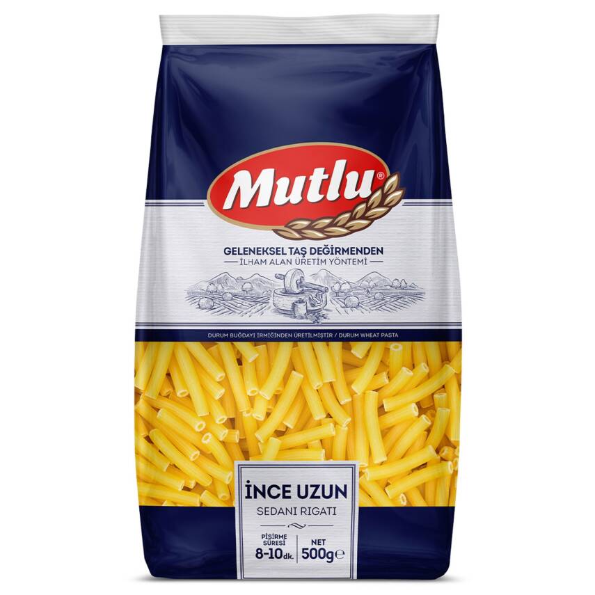 Mutlu İnce Uzun Makarna 500 G - 1