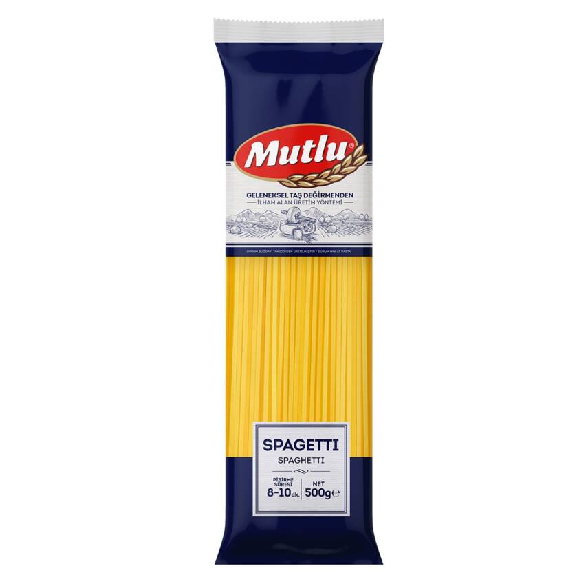 Mutlu Spaghettı Makarna 500 G - 1