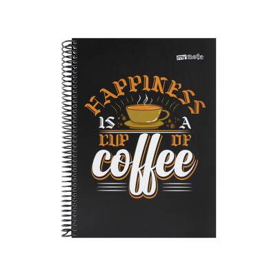 Mynote Coffee Defter 18,5X25,5 100 Yaprak Çizgisiz - Mynote