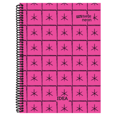 Mynote Flex Neon Spiralli A4 80 Çizgili Defter - Mynote
