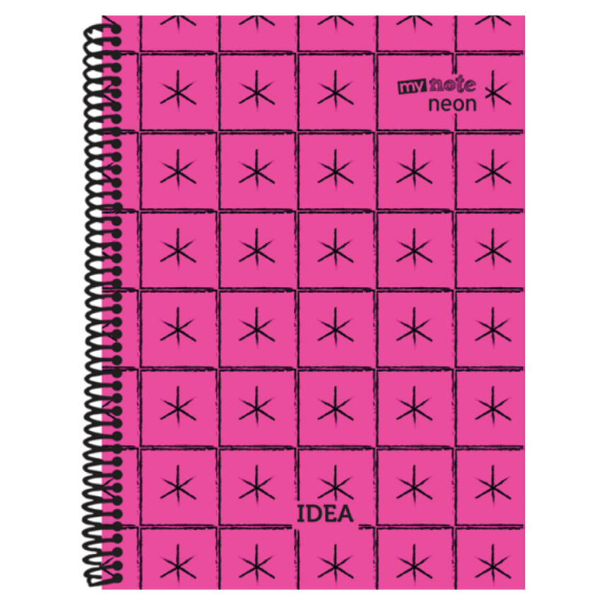 Mynote Flex Neon Spiralli A4 80 Çizgili Defter - 1